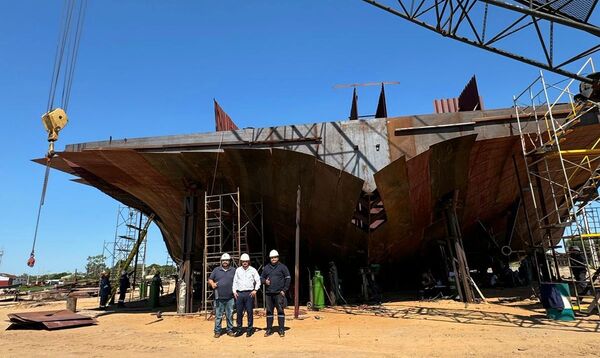 Hidrovía Paraguay-Paraná: el mayor buque porta contenedor se botará a fin de año - 1000 Noticias