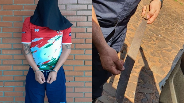 Detienen a hombre tras agredir brutalmente a su madre con un machete en Encarnación