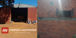 HURTARON INSUMOS AGRÍCOLAS DE UN DEPÓSITO EN ENCARNACIÓN - Itapúa Noticias