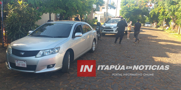 INTENTARON ROBAR UN AUTOMÓVIL EN EL BARRIO SAN ISIDRO DE ENCARNACIÓN - Itapúa Noticias