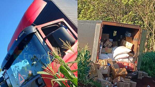 Delincuentes asaltan a un transportador de mercaderías en Pirapó