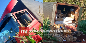 PIRATAS DEL ASFALTO INTERCEPTARON CAMIÓN Y PERPETRARON ROBO  - Itapúa Noticias