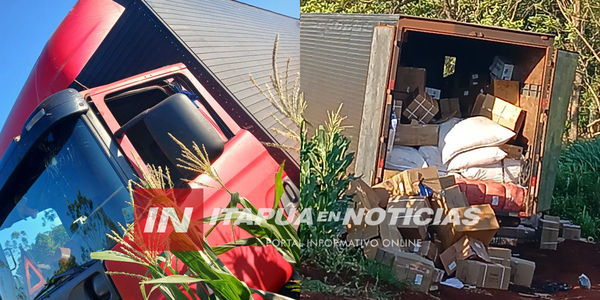 PIRATAS DEL ASFALTO INTERCEPTARON CAMIÓN Y PERPETRARON ROBO - Itapúa Noticias