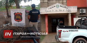 ALLANARON UNA VIVIENDA EN SAN PEDRO DEL PNÁ. EN PROSECUCIÓN A ABIGEATOS - Itapúa Noticias
