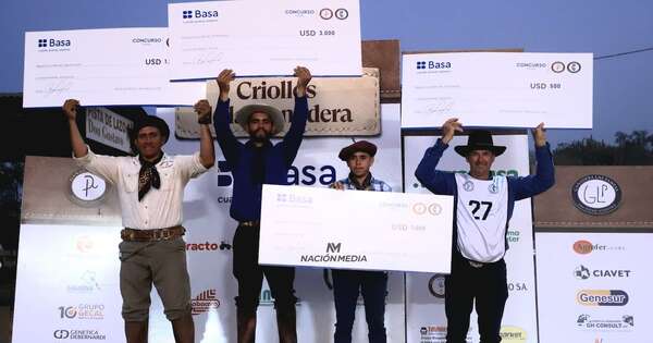 La Nación / Competencia de doma de caballos criollos ya tiene a sus 4 campeones