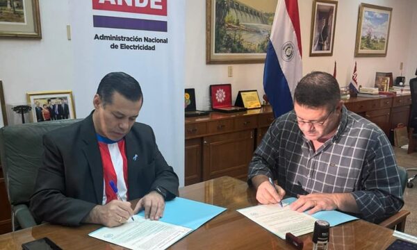 ANDE y Municipalidad de San Cristóbal mejorarán iluminación pública de la ciudad