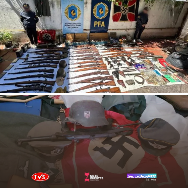 Argentina: Desmantelan Red de Tráfico de Armas y Descubren Artículos Nazistas en Buenos Aires - TVS