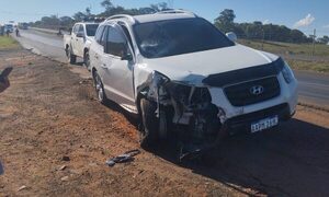 Fatal accidente en Juan E. O’Leary: motociclista pierde la vida al intentar cruzar la ruta