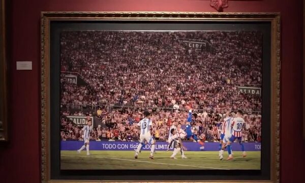 Imagen de galería: el gol de Tony es una pieza del Museo de Bellas Artes