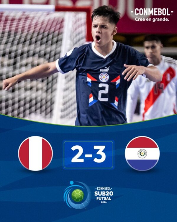 Debut auspicioso de Albirroja sub 20 de futsal FIFA en el Perú