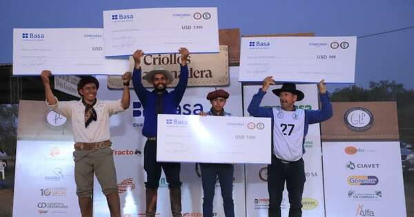 La Nación / Competencia de doma de caballos criollos ya tiene a sus 4 campeones