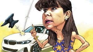 Celeste, polémica senadora sin pelos en la lengua