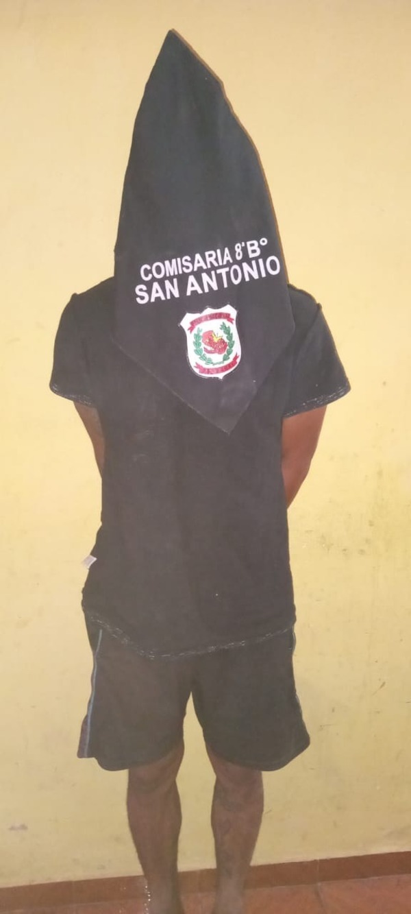 Hombre aprehendido por violencia familiar en San Antonio