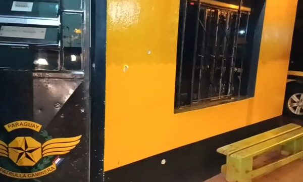 Desquiciado roció a balazos puesto de la Patrulla Caminera