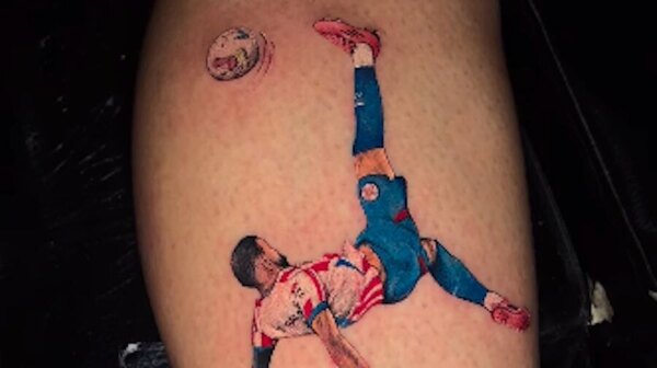 Un gol inolvidable inmortalizado en la piel