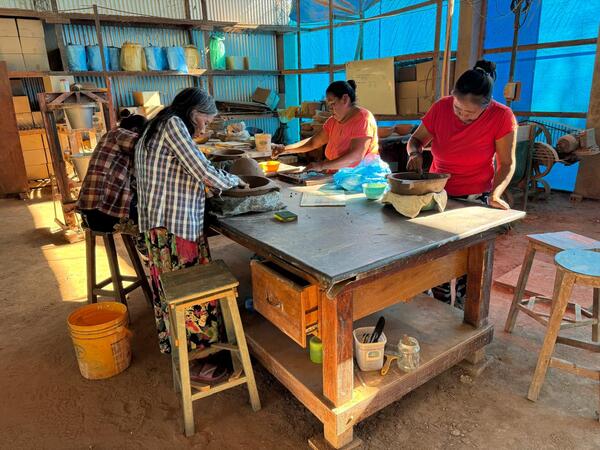 Filtro cerámico para limpiar agua para consumo humano en el Chaco