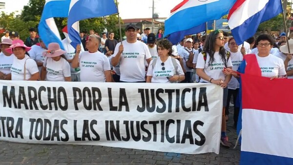 Inicia la marcha Japay-Py con llamado a la unidad y reclamo por justicia