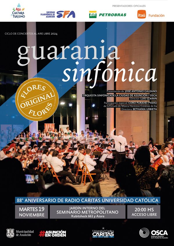 OSCA presenta "Guarania Sinfónica: Flores original" en el Seminario Metropolitano - .::Agencia IP::.