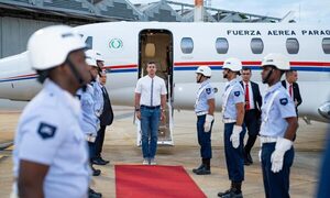 Peña llegó a Brasil para participar como invitado en G20