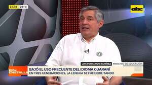 Disminuye el uso del guaraní: ministro cuestiona los métodos de enseñanza de la lengua - En Detalles - ABC Color