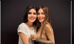 ExMiss entregó un regalo con guaraní a cantante Greeicy