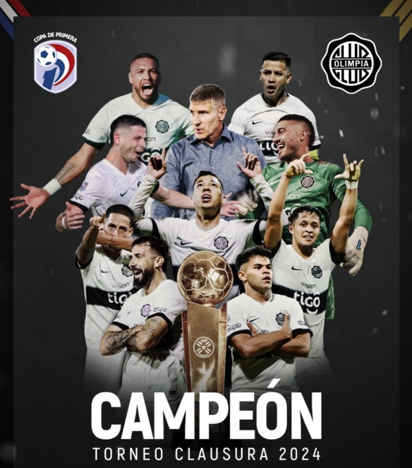 ¡El más grande! Olimpia se coronó campeón del Clausura - Unicanal