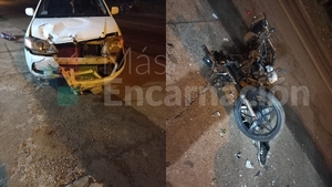 Adolescente motociclista fallece tras impactar contra un automóvil en San Juan del Paraná
