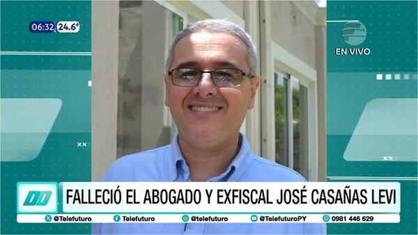 Consternación en el ámbito del derecho por el fallecimiento del abogado Casañas Levi