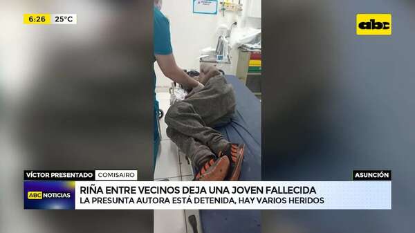 Asunción: riña entre vecinos dejó una joven fallecida y varios heridos - ABC Noticias - ABC Color