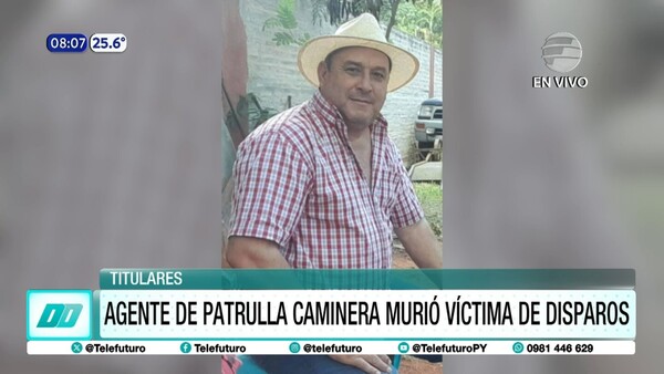 Agente de la Caminera murió víctima de disparos en Hernandarias