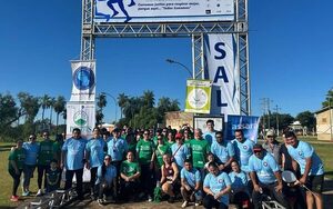 Segunda corrida por la salud reúne a la comunidad para concienciar sobre diabetes y EPOC en Hernandarias