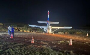 Aterrizaje forzoso de aeronave de la Fuerza Aérea Paraguaya