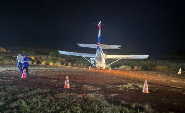 Aterrizaje forzoso de aeronave de la Fuerza Aérea Paraguaya