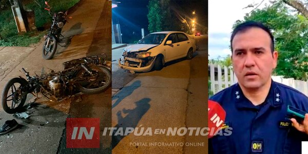 ADOLESCENTE QUE FALLECIÓ EN MOTOCICLETA NO TENÍA CASCO - Itapúa Noticias