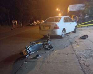 Adolescente motociclista falleció tras colisionar contra un automóvil en San Juan del Paraná - Policiales - ABC Color