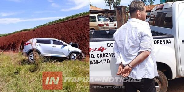 SUJETO CON ORDEN DE CAPTURA POR HOMICIDIO FUE DETENIDO EN TOMÁS R. PEREIRA - Itapúa Noticias