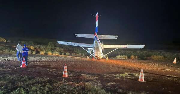 La Nación / Aeronave militar perdió control y salió de pista en Aeropuerto Guaraní