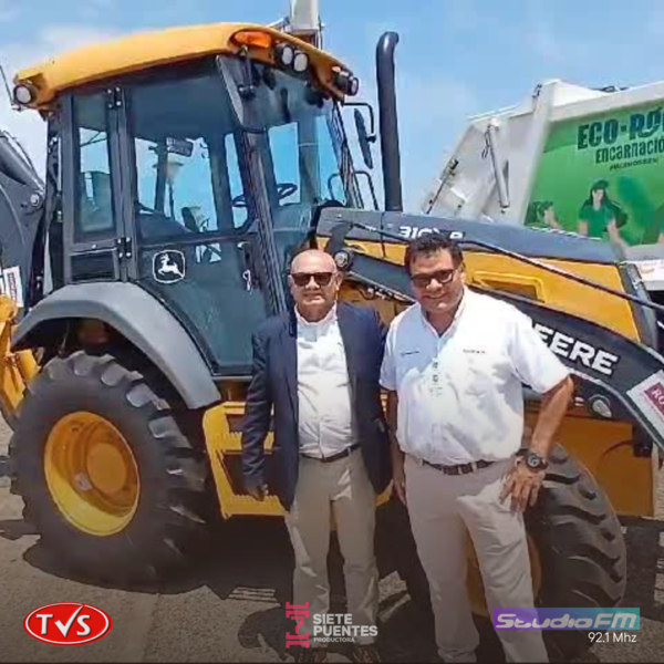 Encarnación presenta nuevas maquinarias para recolección de residuos - TVS
