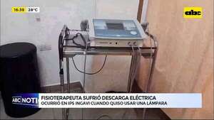 IPS Ingavi: fisioterapeuta sufrió una descarga eléctrica al manipular una lámpara - ABC Noticias - ABC Color
