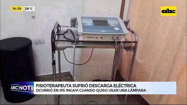 IPS Ingavi: fisioterapeuta sufrió una descarga eléctrica al manipular una lámpara - ABC Noticias - ABC Color