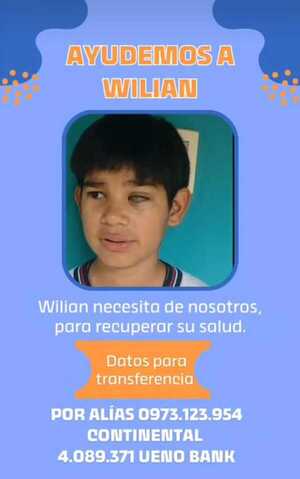 Solicitan ayuda para el tratamiento ocular de un niño en Loreto