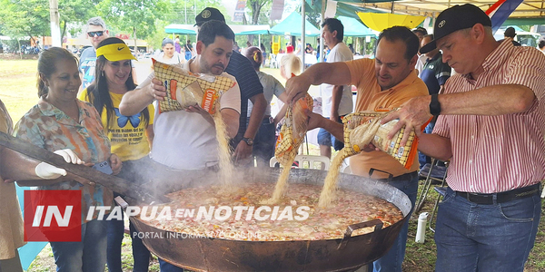 SEBASTIÁN REMESOWSKI PARTICIPÓ EN LA GRAN COMILONA POR LA SALUD EN SAN JUAN DEL PNÁ. - Itapúa Noticias