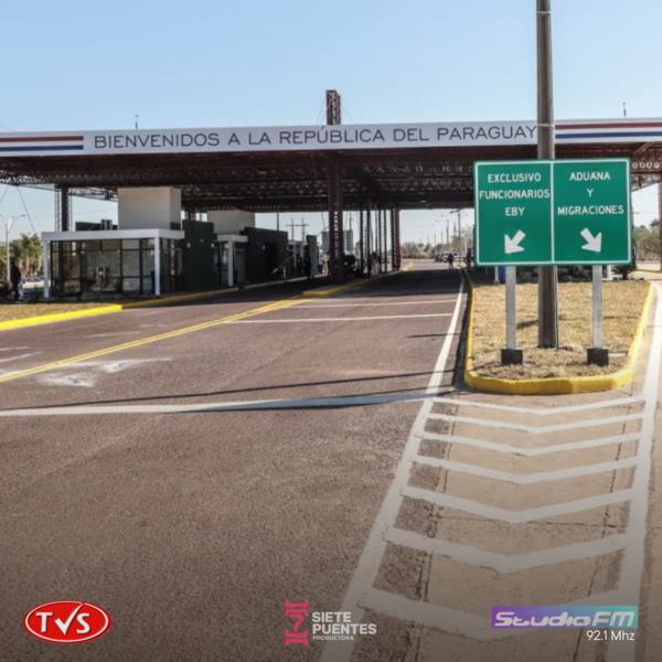 Rehabilitarán Paso Fronterizo Yacyretá para fortalecer la unión entre Paraguay y Argentina - TVS