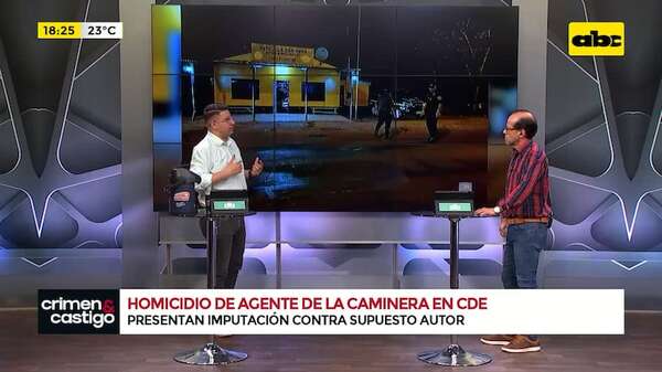 Video: imputan al presunto autor del asesinato de un agente de la Patrulla Caminera - Crimen y castigo - ABC Color