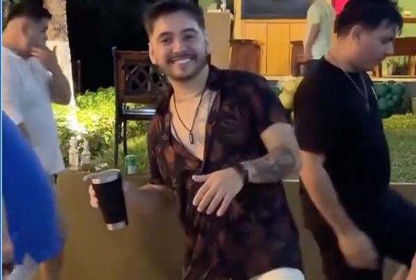 [VIDEO] ¡Así terminó Will Fretes en el festejo de su cumple!