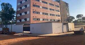 La Nación / La construcción de la futura sede del juzgado de Capiatá se encuentra en etapa final