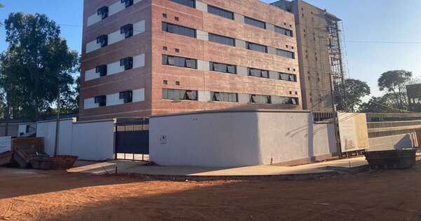 La Nación / La construcción de la futura sede del juzgado de Capiatá se encuentra en etapa final
