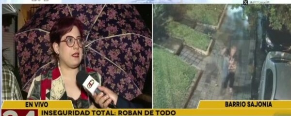 Inseguridad en Sajonia: se llevan hasta los medidores de agua - SNT