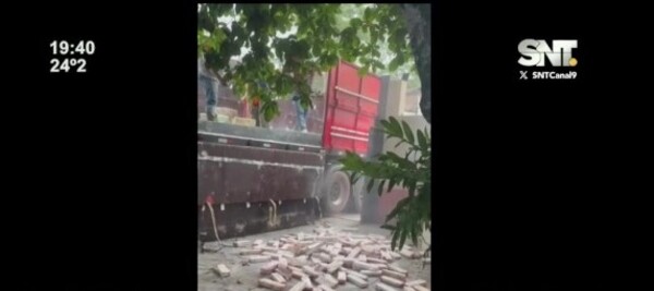 Cayó un camión cargado con droga en CDE - SNT
