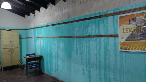 Video: Escuela María Auxiliadora de Mariano Roque Alonso, bajo agua con cada lluvia - Nacionales - ABC Color